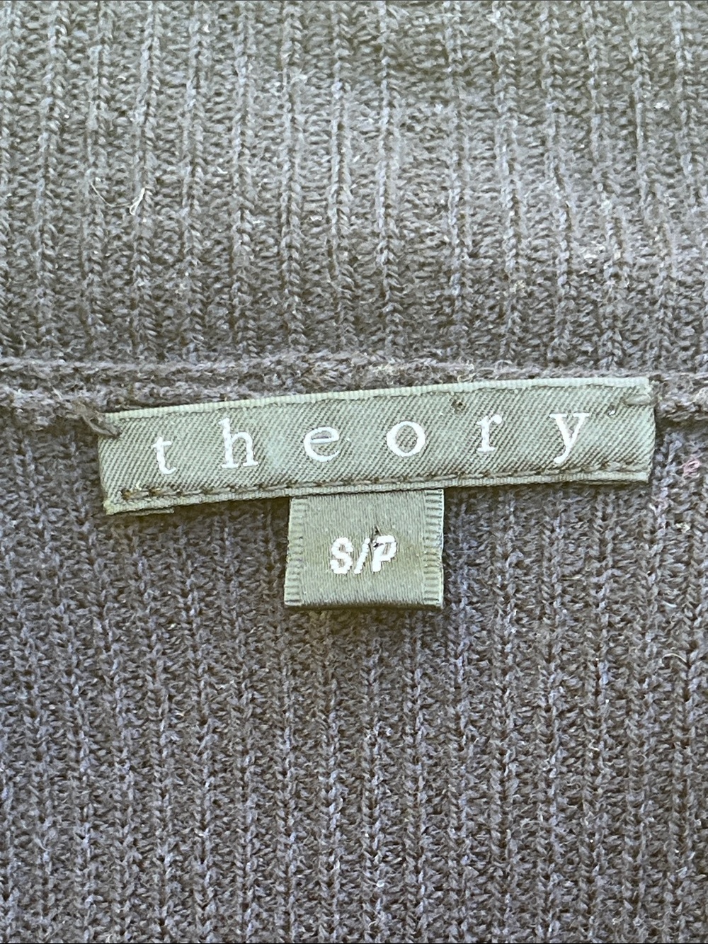 Theory Navy Blue Draped Open-Front Knit Cardigan Shanda New Steady - Picture 4 of 5